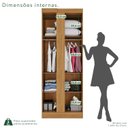 Ver imagem 7 de Guarda-Roupa Casal Modulado 11 Portas 4 Gavetas Alemanha Bege/Cinamomo/Off-White