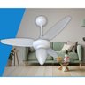 Kit 2 Ventiladores de Teto Inverter Wind Branco com Controle Remoto Bivolt E-27 Ventisol - 3