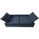 Ver imagem 5 de Sofá Sem Caixa Retrátil e Reclinável 1,75m Cama inBox Versátil Suede Velusoft Azul