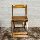 Ver imagem 1 de Cadeira Dobrável de Madeira Maciça Imbuia