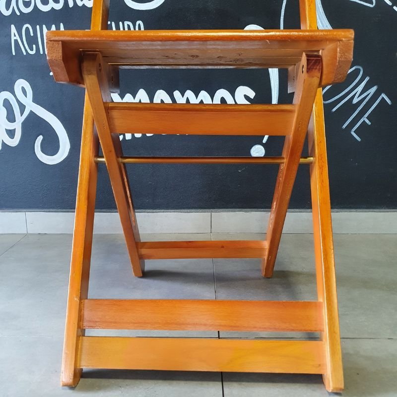 Cadeira Dobrável de Madeira Paraná:imbuia - 4