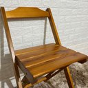 Ver imagem 4 de Cadeira Dobrável de Madeira Maciça Imbuia