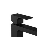 Ver imagem 2 de MONOCOMANDO PARA LAVATÓRIO BICA ALTA BLACK MATTE SQUARE - RUBINETTOS Cor:Preto:Preto