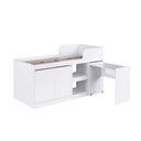 Ver imagem 3 de Cama Multifuncional Solteiro com Escrivaninha 2 Portas 1 Gaveta CJ6080 190cm Branco - Art In Móveis