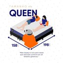 Ver imagem 6 de Conjunto Box Preto Durban Azul Espuma D28 Queen 158x198x57 - King House