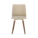 Ver imagem 7 de Conjunto Sala de Jantar Mesa Bennet com Vidro 4 Cadeiras Giratórias Madeira Maciça Dakota