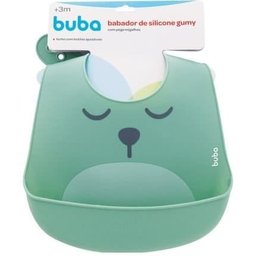 Babador com Pega Migalhas - Gumy - Verde - Buba BUB12094 - 3