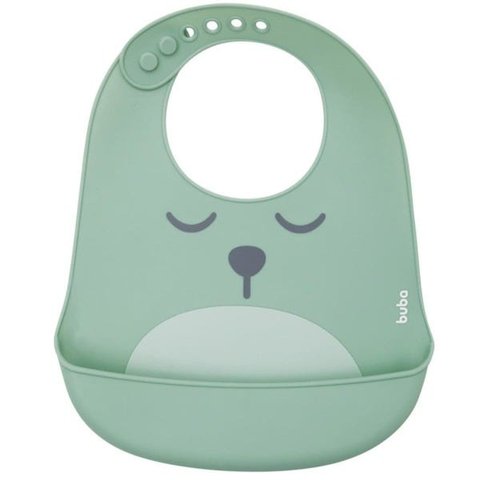 Babador com Pega Migalhas - Gumy - Verde - Buba BUB12094