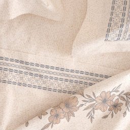 Jogo de Cama - Casal - Total Mix - Dobra Feita - Percal 180 Fios - Elba - Artex - 4