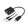 Cabo Adaptador Gavetas Hdmi-M / Vga-Femea C/Audio Cbh.518 - 1