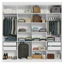 Ver mais imagens de Guarda-roupa Closet 4 Gavetas 216 Cm Venus Madesa Branco