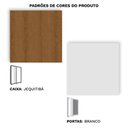 Ver mais imagens de Guarda Roupa Solteiro 2 Portas de Correr Espelho Rimo New Honduras - Jequitibá/branco