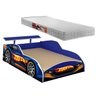Cama Infantil com Colchão Carro Stock Car Azul - 1