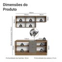 Ver imagem 3 de Armário de Cozinha Compacta 180 Cm Rustic/cinza Vik Madesa