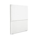 Ver imagem 3 de Cabeceira Estofada Solteiro Luna 90cm Suede Branco