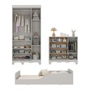 Ver imagem 5 de Quarto Infantil Completo com Minicama Montessoriana Ternura Multimóveis MP4884 Off White