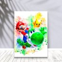 Ver imagem 4 de Placa Decorativa Mario e Yoshi 20x28cm