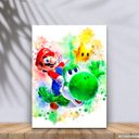 Ver imagem 3 de Placa Decorativa Mario e Yoshi 20x28cm