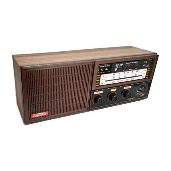 Rádio Companheiro de Cabeceira 3 Faixas Auxiliar/USB Crc-33 - 2