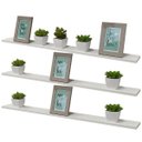 Ver imagem 2 de Kit 3 Prateleiras 80 x 20cm Branca Suporte Invisível