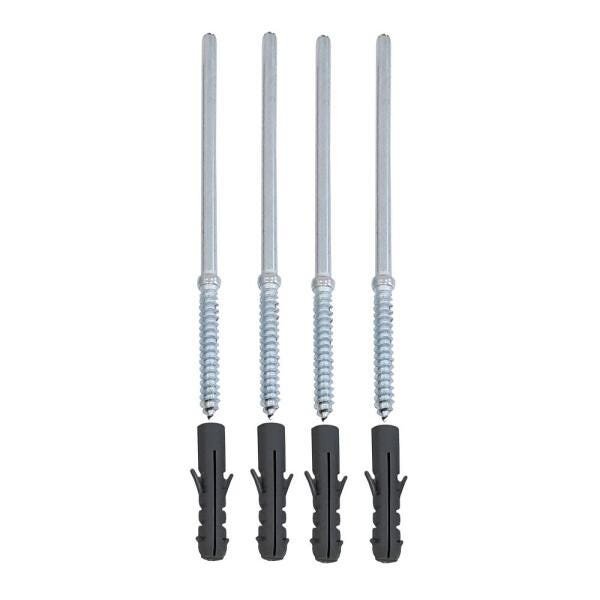 Kit 2 Prateleiras 90 x 20cm Vermelha Suporte Invisível - 5