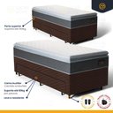 Ver imagem 4 de Cama Box com Colchao de Espuma D45 Pillow Top Fort Comfort + Auxiliar de Espuma Unique Solteiro 88cm