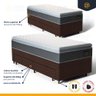 Cama Box com Colchao de Espuma D45 Pillow Top Fort Comfort + Auxiliar de Espuma Unique Solteiro 88cm - 4