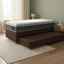 Ver imagem 1 de Cama Box com Colchao de Espuma D45 Pillow Top Fort Comfort + Auxiliar de Espuma Unique Solteiro 88cm