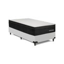 Ver imagem 1 de Cama Box com Colchão Solteiro Poli Pillow D45 Espuma Branco Ortobom