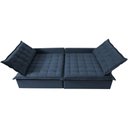Ver imagem 5 de Sofá Sem Caixa Retrátil e Reclinável 1,95m Cama inBox Versátil Suede Velusoft Azul