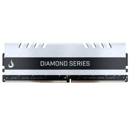 Memória Gamer Rise Mode Diamond 8GB, DDR4, 2400MHz, CL15, Branca - RM-D4-8G-2400D WHITE - 2 Memória Gamer Rise Mode Diamond 8GB, DDR4, 2400MHz, CL15, Branca - RM-D4-8G-2400D WHITE - 2