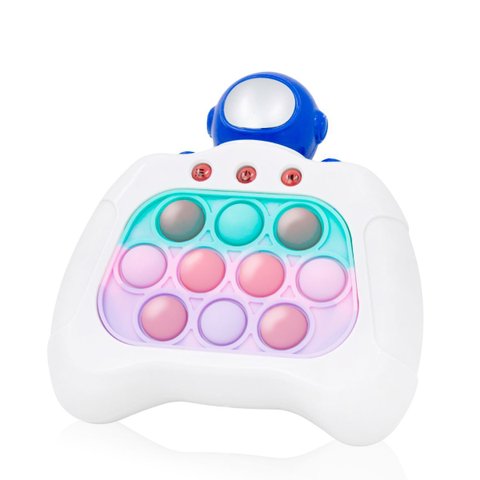Brinquedo Pop It Eletrônico Mini Gamer Anti Stress com Som Educativo:astronauta