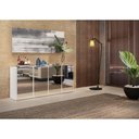 Ver mais imagens de Aparador Buffet 4 Portas com Espelho Vegas Multimóveis V3558 Branco