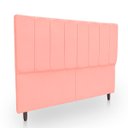 Ver imagem 5 de Cabeceira Estofada Moderna e Elegante para Cama de Casal 140 Eros Suede