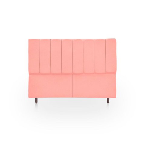 Cabeceira Estofada Moderna e Elegante para Cama de Casal 140 Eros Suede