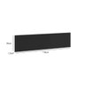 Painel Divisor Central de Mesas 120 Pandin Pe40 - Preto - 2
