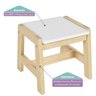 Conjunto Infantil Mesa com 1 Banqueta Castelo Casatema MadeiraOriginals - 12