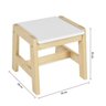 Conjunto Infantil Mesa com 1 Banqueta Castelo Casatema MadeiraOriginals - 4
