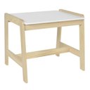 Ver imagem 7 de Conjunto Infantil Mesa com 1 Banqueta Castelo Casatema MadeiraOriginals Branco/Marrom