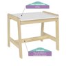 Conjunto Infantil Mesa com 1 Banqueta Castelo Casatema MadeiraOriginals - 9