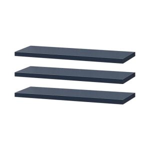Kit 3 Prateleiras 70 x 20cm azul Suporte Invisível