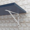 Ver imagem 4 de Kit 3 Prateleiras 70 x 25cm azul Com Mão Francesa