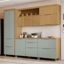 Ver imagem 2 de Cozinha Modulada 5 Peças Marquesa 7 Portas 6 Gavetas 100 Mdf Nesher