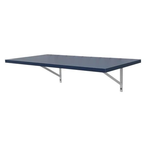 Prateleira 80 x 25cm azul Com Mão Francesa