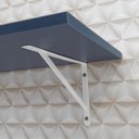 Ver imagem 4 de Kit 3 Prateleiras 80 x 30cm azul Com Mão Francesa