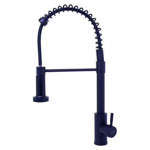 Torneira Gourmet Acqua Metais 3017 Giratória 2 Jatos Preta para Cozinha