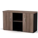 Ver imagem 1 de Armário para Escritório Baixo 2 Portas Credenza PE40 Pandin Móveis