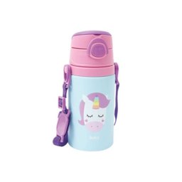 Garrafa de Alumínio com Canudo - Animal Fun - Unicórnio - Buba BUB12117 - 4