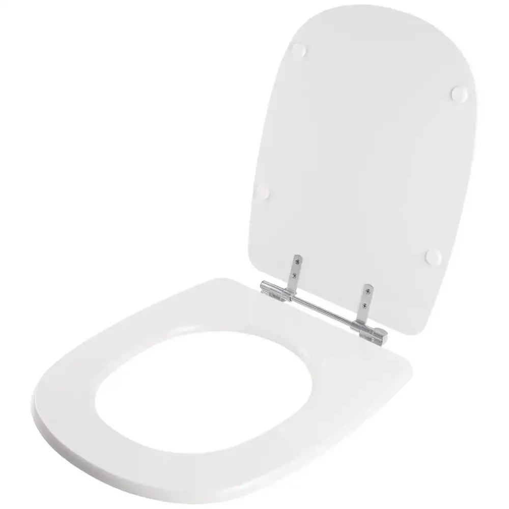 Tampa de Vaso Sanitário Poliéster Antimicrobiano Sabatini Branco para bacia Icasa - 4