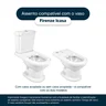 Tampa de Privada Firenze Cinza Claro para louça Icasa 6lpf - 4